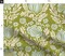 Green Botanical Sky Blue Flowers Rustic Hand Drawn Bohemian Farmhouse Cottagecore Custom Printed Fabric by Spoonflower Various Fabrics by the Yard or Fat Quarter